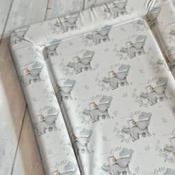 Elephant Baby Changing Mat, Standard Baby Changing Mat, New Elephant Change Mat - thumbnail 2