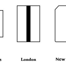 Graphic Wall Decal Paris, London, New York City. World Subway Metro Tickets Comparison - thumbnail 2