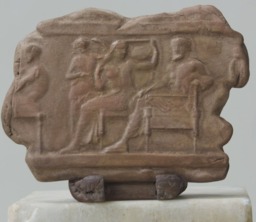 Parthenon Frieze ??mbossed Ceramic Sculpture Of Acropolis Greek Art Handmade - thumbnail 1