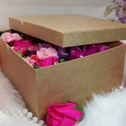 Carved Candles Gift Box Mother's Day Wedding Birthday Valentine's Bath Home Flower Bouquet Luxury Handmade Soap Roses For Her - thumbnail 4