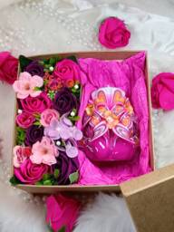 Carved Candles Gift Box Mother's Day Wedding Birthday Valentine's Bath Home Flower Bouquet Luxury Handmade Soap Roses For Her - thumbnail 1