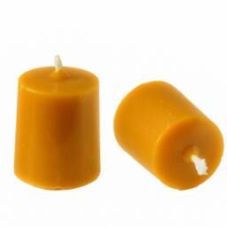100% Beeswax Candle, Natural Candle, Pure Beewax Candles, Handmade Gift Candles, Votive Candles - thumbnail 2