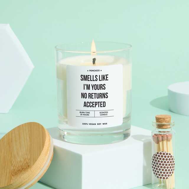 Funny Candle Gift For Girlfriend Boyfriend Wife Husband Smells Like Humorous Keepsake Valentine's Day Anniversary Christmas Birthday - image 1