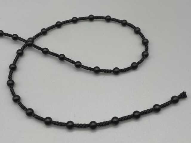 Black Plastic Chain For Vertical Blinds - No.10 Bead Size 4.5mm + Free Connector - image 1