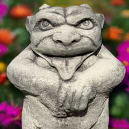 Large Gargoyle Statue Concrete Monster Sculpture Cement Guardian Figurine Handmade Gothic Decoration Lover Gift - thumbnail 2
