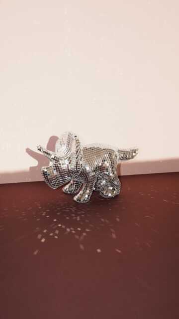 Triceratop Disco Dinosaur Decoration - image 1