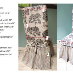 White Ruffle Chair Slipcovers - thumbnail 4