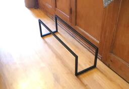 Modern Steel Shoe Rack. Handmade & Crafted in The UK