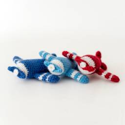 Plane - Crochet Cuddly Toy Amigurumi Child Plush Birth Gift