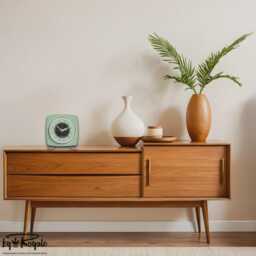 Mint Green Mantle Clock By Royale Royalexe Laminate Mid-Century Atomic Jetsons Style - thumbnail 2