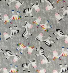 Zebra Fitted Crib Sheet Rainbow Zoo Animal Cotton Or Flannel