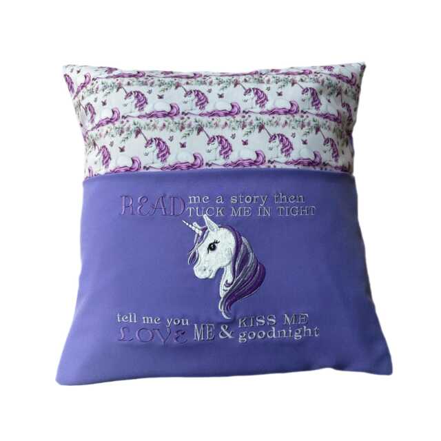 Unicorn Reading Pillow/Book Cushion - image 1