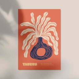 Taurus Zodiac Sign Art Print For Living Room - thumbnail 3