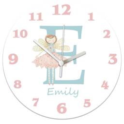 Personalised Girls Nursery Clock - Unicorn Rainbow Bedroom Decor - thumbnail 3