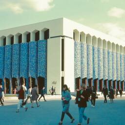 Expo 1967 Iran Pavilion Poster Print Montreal Mid Century Modern Typography Tehran Azadi Tower Air Bauhaus Canada Persia Reza Pahlavi - thumbnail 3
