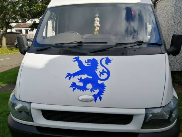 Scotland Lion Decal Scottish Car Sticker Vinyl Wall Art Bonnet Side Camper Van Graphic Door Motorhome Campervan Caravan