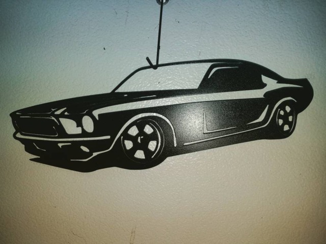 65 Ford Mustang, Metal Wall Art, Plasma Art Fast Cars, Ford, Custom Trucks, Black Ford Mustang, Designs