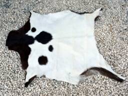 Genuine Leather Goat Skin Rug 100% Natural, European Cyprus - thumbnail 1