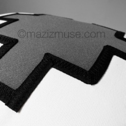 Black & White Geometric Sunbrella Outdoor Pillow Cover - thumbnail 3