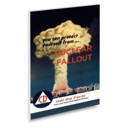 Reprint Of A Civil Defense Nuclear Fallout Poster - thumbnail 2