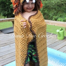 Bulky Hooded Lion Blanket Pattern - thumbnail 4