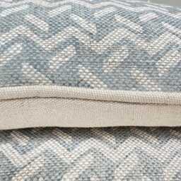 Cushion Covers Made in Fermoie Chiltern Luxury Designer Decorative Neutral Pale Blue Linen Pillow Throw Cover - thumbnail 3