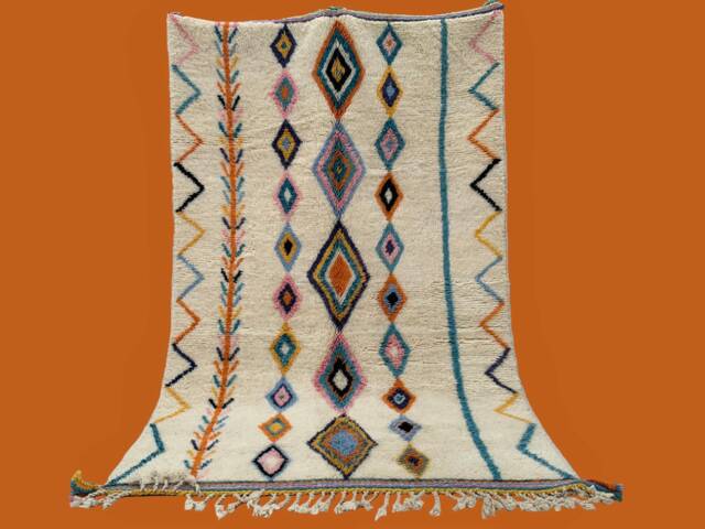 Nada Azilal 5x8 Ft Moroccan Wool Handmade Rug - image 1