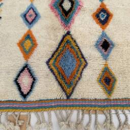 Nada Azilal 5x8 Ft Moroccan Wool Handmade Rug - thumbnail 2