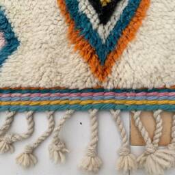 Nada Azilal 5x8 Ft Moroccan Wool Handmade Rug - thumbnail 3