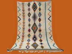 Nada Azilal 5x8 Ft Moroccan Wool Handmade Rug - thumbnail 1