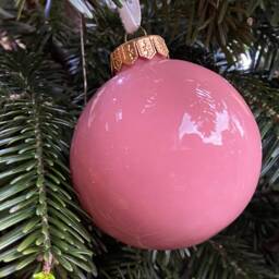 Pink & Gold Heart, Christmas Bauble Tree Orniment - thumbnail 4