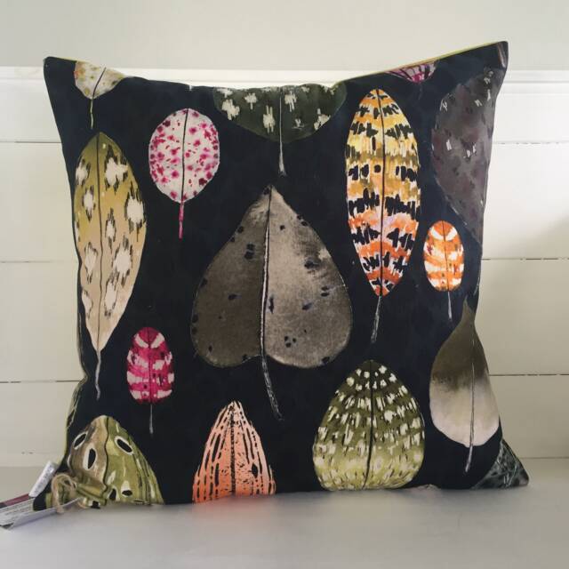Tulsi Aubergine Pillow Cover in Designers Guild 2018 Collection - image 1