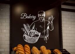 Bakery Wall Decal Removable Vinyl Sticker 4422 - thumbnail 1