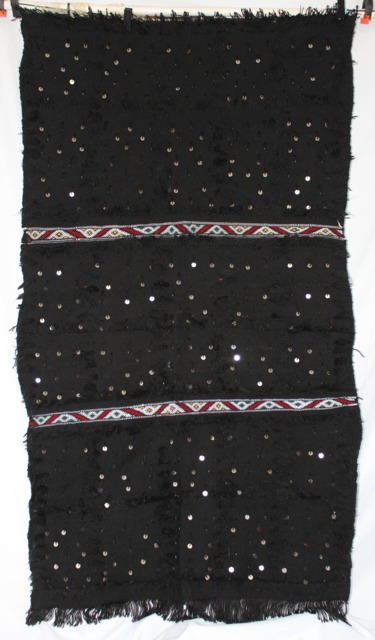 Moroccan Handira Blanket Wool Blend 66.5 - image 1