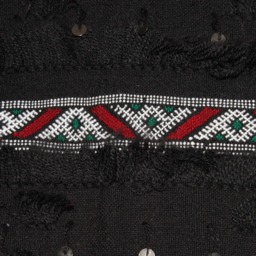 Moroccan Handira Blanket Wool Blend 66.5 - thumbnail 2