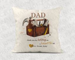 Personalised Dad Grandad Country Cushion - Fathers Day Gift, Gift For Grandad, Grand Children Names, Him - thumbnail 1