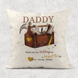 Personalised Dad Grandad Country Cushion - Fathers Day Gift, Gift For Grandad, Grand Children Names, Him - thumbnail 2