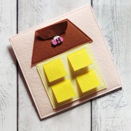 Felt Montessori Toy Quiet Book Page For Baby - 0-2 Year - thumbnail 3