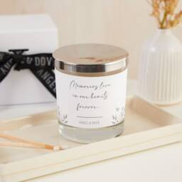 Memories Live in Our Hearts Forever Gift Boxed 30Cl Remembrance Candle Sympathy - thumbnail 2