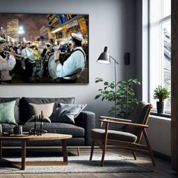 Brass Band At Mardi Gras Parade Photograph, New Orleans Home Decor, Printgraphy, Living Room, Downtown, Jazz Band, Big Easy, Second Line - thumbnail 3