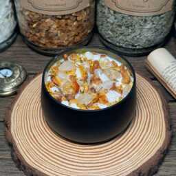 Soy Wax Crystal Candle Gift Set Full Moon Charged, Manifestation Candles - thumbnail 3