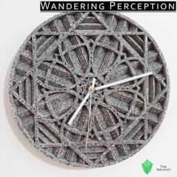 Islamic Geometric Art Clock - Multilayer Svg - Cricut, Glowforge, Laser Cut, Cnc - thumbnail 1
