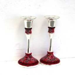 Candle Holders, Table Decoration, Candlesticks, Judaica, Wedding Candles Holder, Holder Set, Bat Mitzvah Gift, Shabbat - thumbnail 2