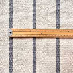 1561. Handmade - Grey Stripe Heavy French Linen Look Cushion Cover, Various Sizes - thumbnail 3