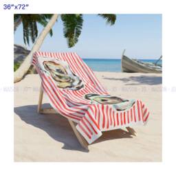 Oyster Beach Towel Mediterranean European Summer Europecore Coastal Aesthetic Pool Gift Italian French Bachelorette Favors - thumbnail 4