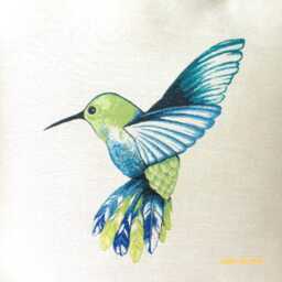 Hummingbird Pillow Tapestry Covers - thumbnail 4