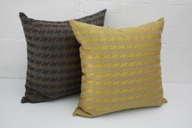 Houndstooth Pillow Cover Maharam Cocoa Designer Throw - image 1
