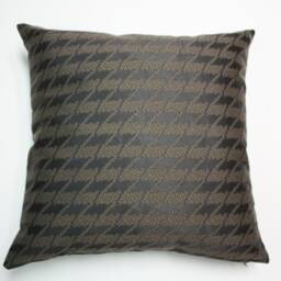 Houndstooth Pillow Cover Maharam Cocoa Designer Throw - thumbnail 3