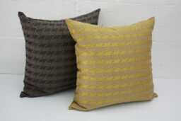 Houndstooth Pillow Cover Maharam Cocoa Designer Throw - thumbnail 1
