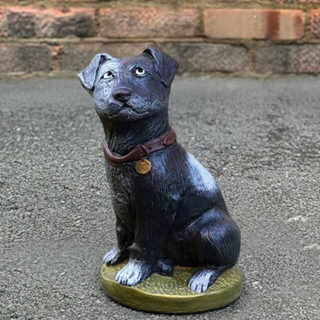 Stone Jack Russell Terrier Figurine Outdoor Dog Sculpture Concrete Garden Pet Decoration Handmade Puppy Statue Cement Memorial Ornament - image 1